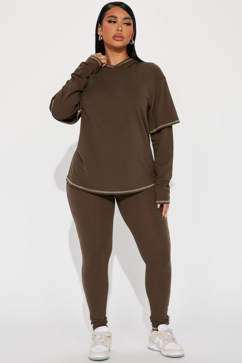 Aila Legging Set - Olive | Fashion Nova, Matching Sets | Fashion Nova