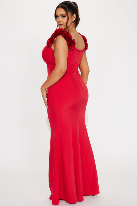 Rosie Maxi Dress - Red, Fashion Nova, Dresses
