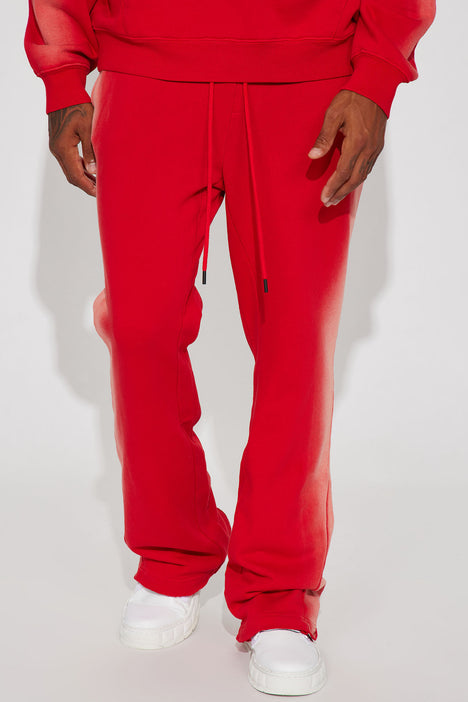 Red Flare Sweatpants – Tekton LA