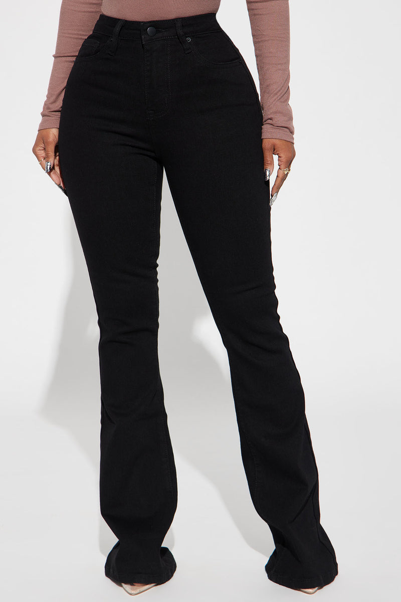 Harper Sculpting Stretch Flare Jeans - Black | Fashion Nova, Jeans ...