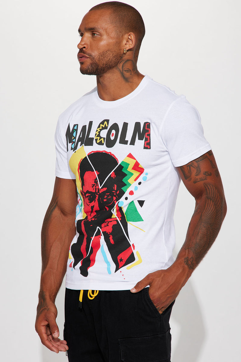 Malcolm X 90's Artist Edition Short Sleeve Tee - White | Fashion Nova ...