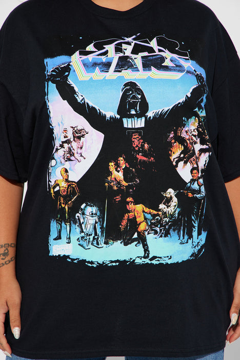 Dark Side Star Wars Graphic Tshirt - Black