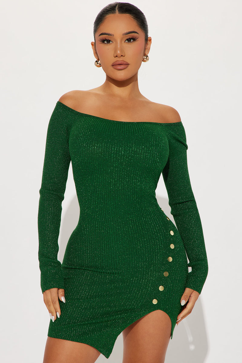 Gracie Sweater Midi Dress - Green | Fashion Nova, Dresses | Fashion Nova