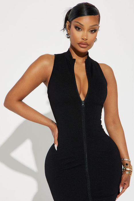 Zoe Mini Dress - Black, Fashion Nova, Dresses