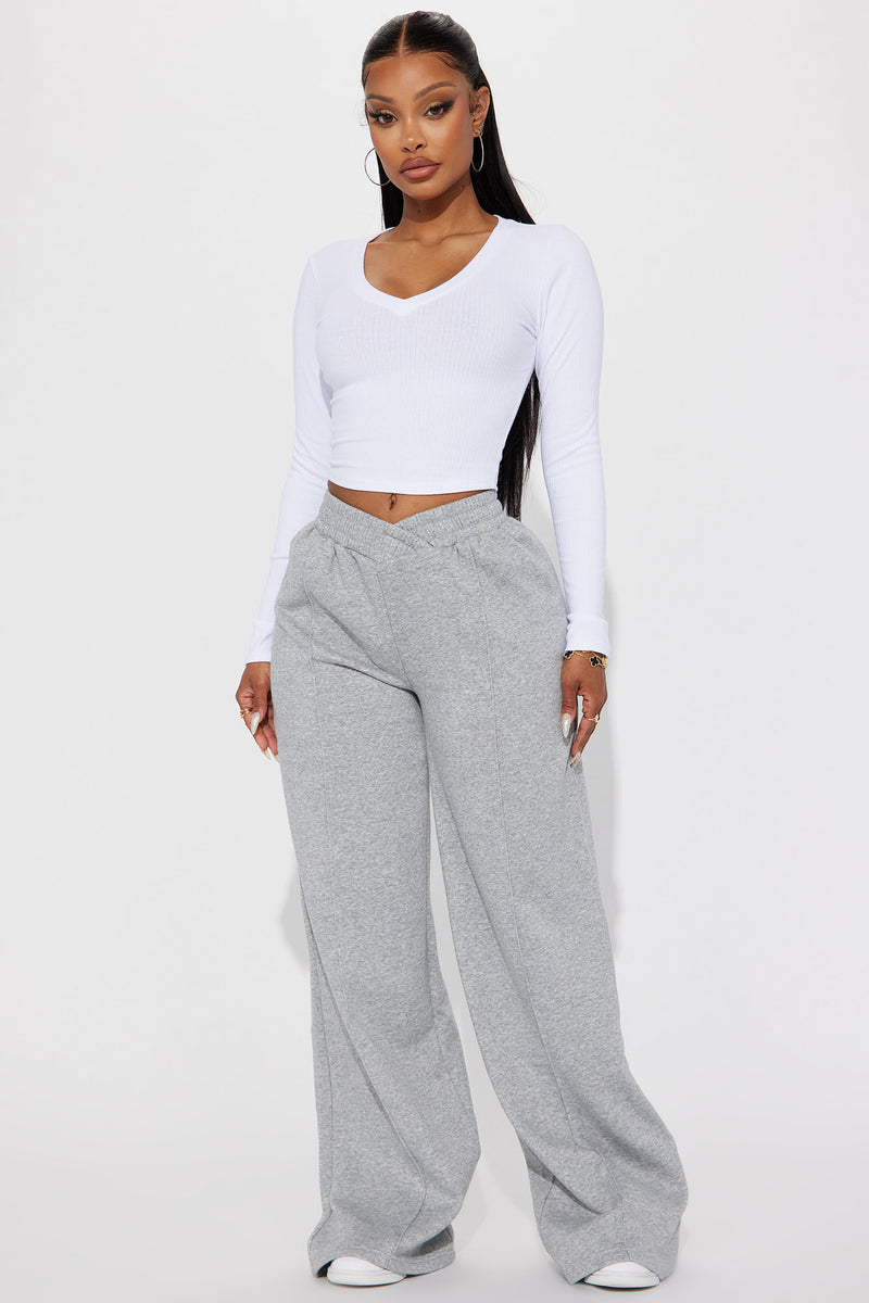 Jenni Ribbed Crop Top - White | Fashion Nova, Basic Tops & Bodysuits ...