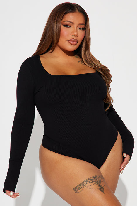 FlawlessFit Snatched Black Bodysuit Size Large (TikTok viral bodysuit)