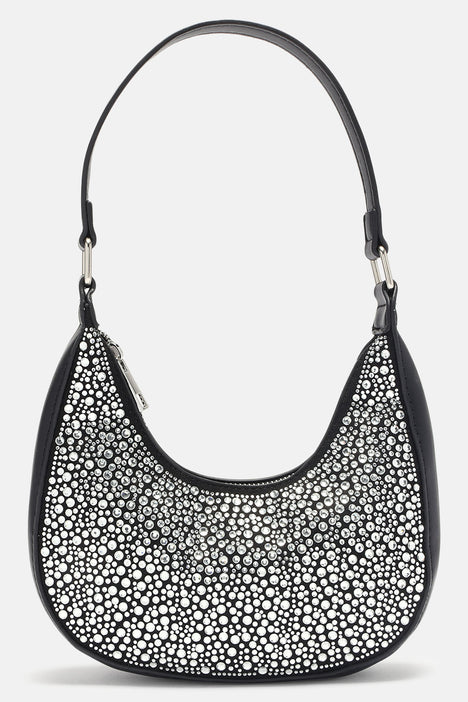 Center Of Attention Handbag - Black/Silver | Fashion Nova 