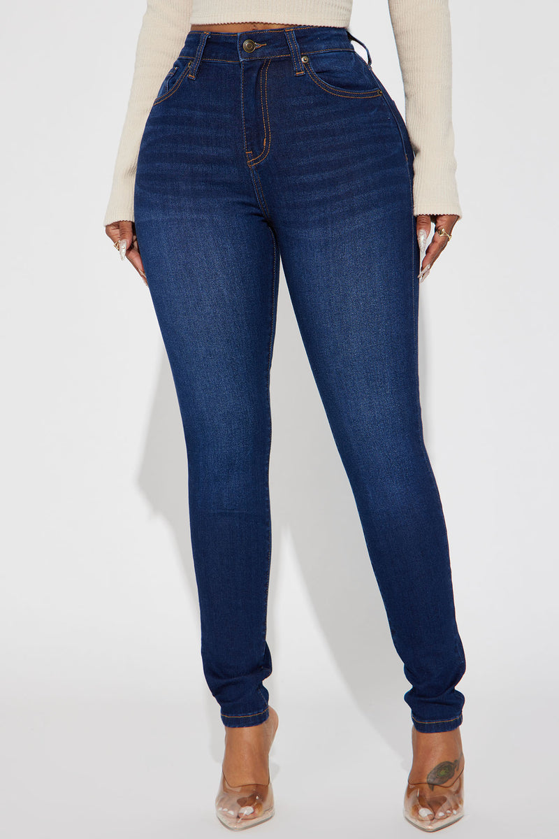 Kiley Control Curvy Stretch Skinny Jeans - Dark Wash | Fashion Nova ...