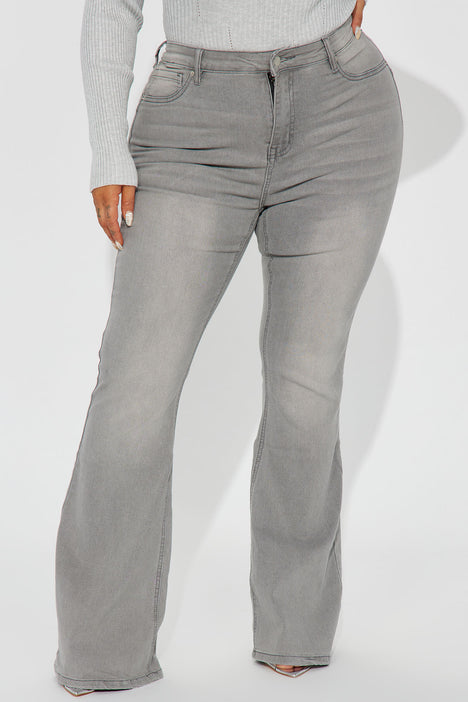Audrey Booty Stretch Fashion - Nova, Jeans | Nova | Flare Lifting Jeans Fashion Grey