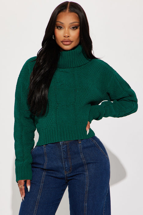 Darlene Turtleneck Sweater - Green