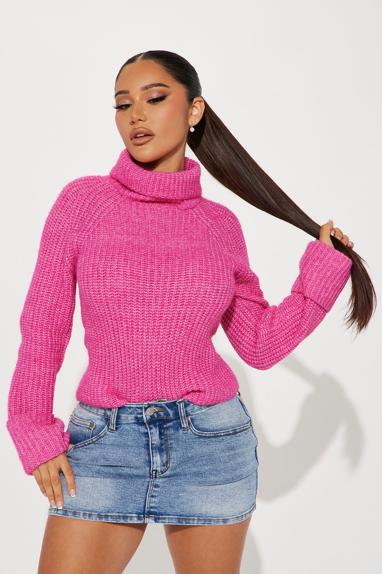 Neli Washed Sweater - Pink