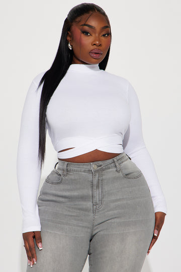 Women's Let's Be TransparenT-Shirt in White Size Small by Fashion Nova