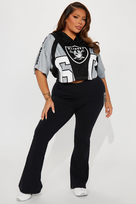 49ers Fit And Flare Pant - Black, Fashion Nova, Screens Tops and Bottoms