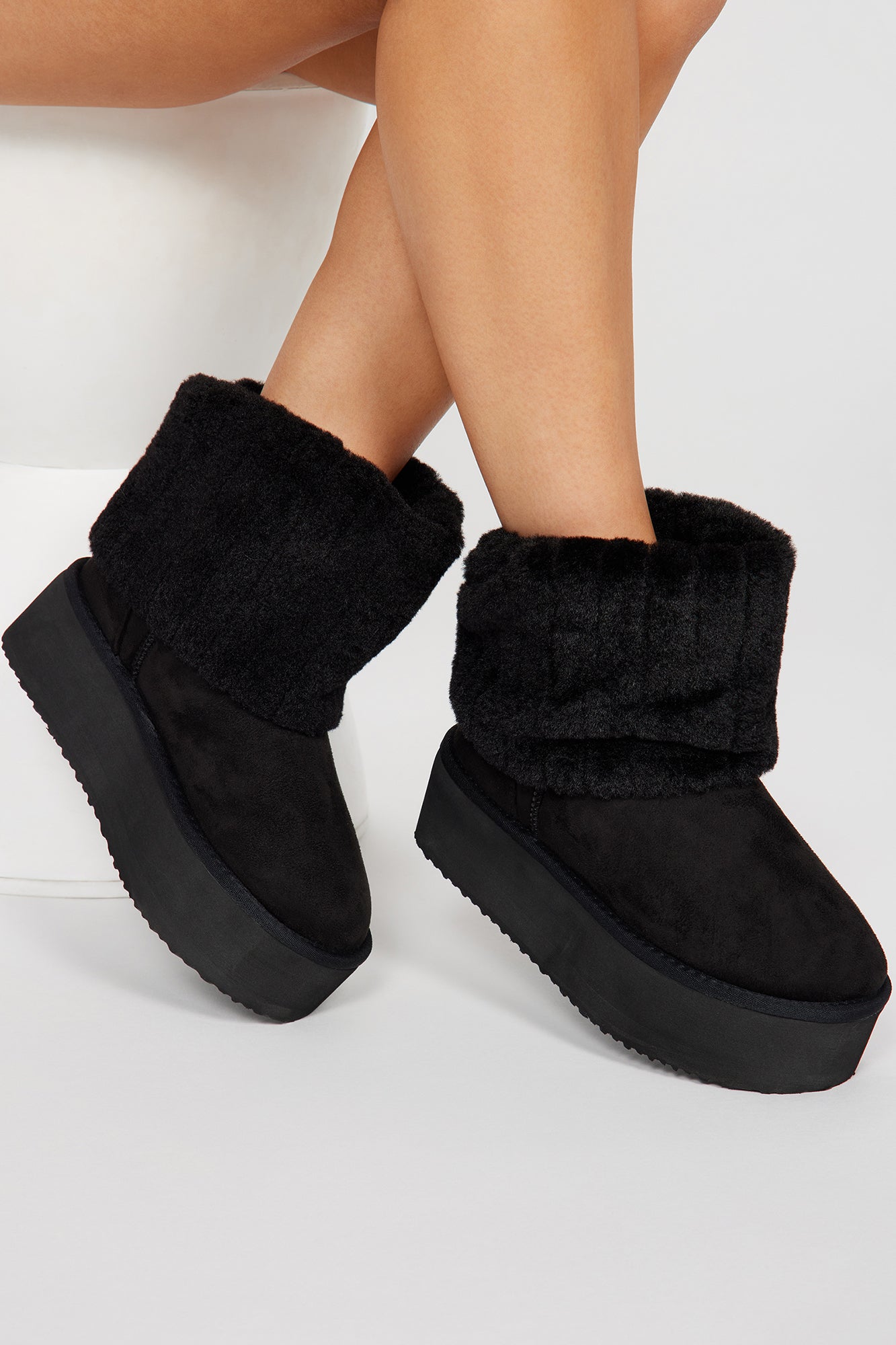 Platform booties online canada