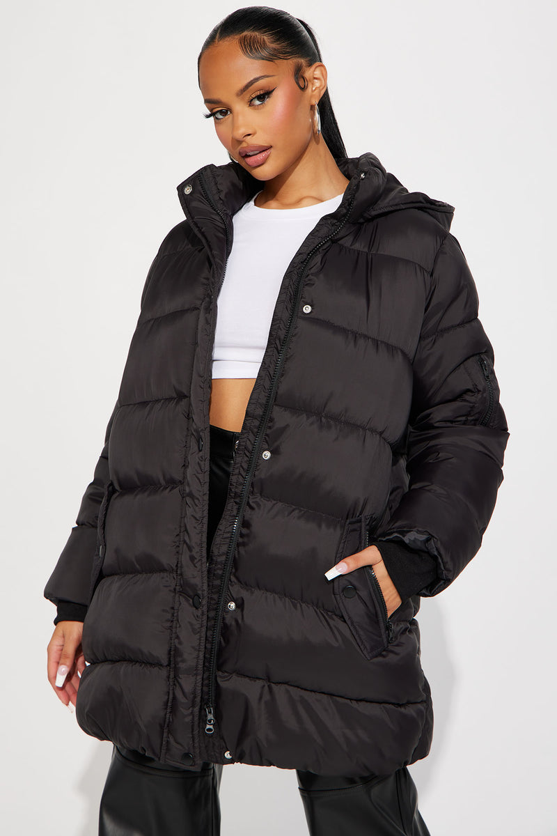 Snow Storm Puffer Jacket - Black | Fashion Nova, Jackets & Coats ...