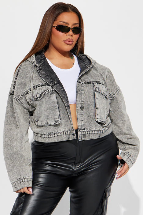 XUETON Women's No Hooded Denim Jackets Warm Winter Thicken Fleece Lined  Faux Fur Collar Plus Size Parka Jean Jackets Coat Size S-2XL - ShopStyle
