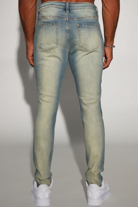  WANTAIJPN Jeans Vintage Skinny Jeans Hombre Casual