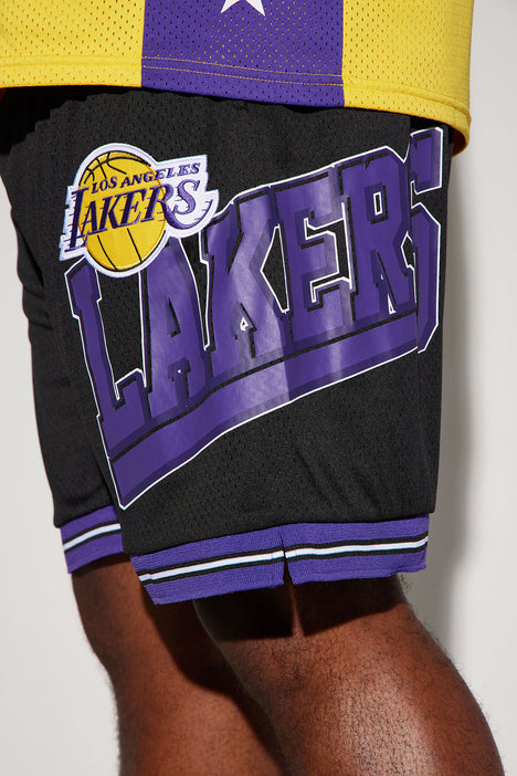 Los Angeles Lakers Mesh Shorts - Black