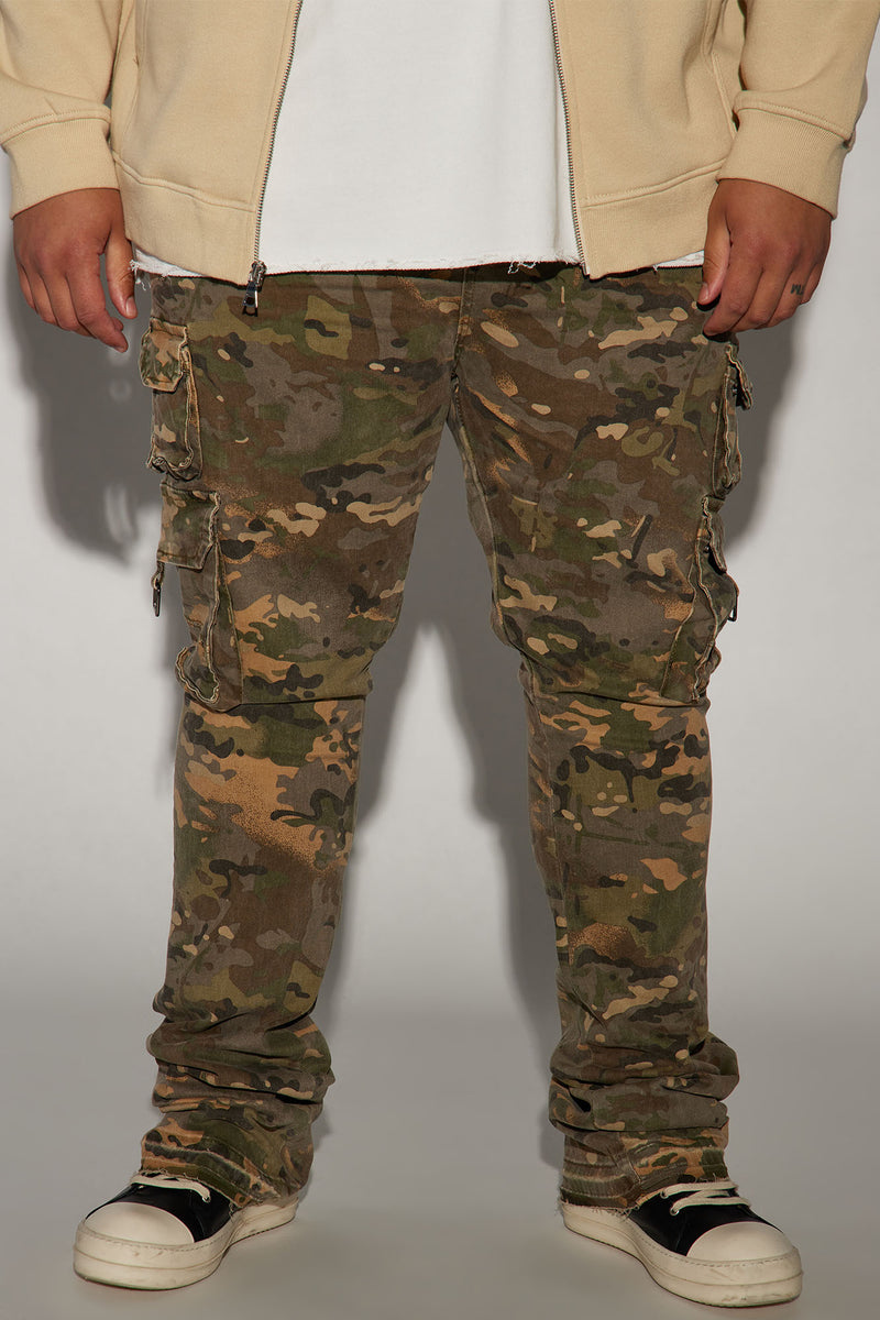 Loaded Stacked Skinny Cargo Pants - Camouflage | Fashion Nova, Mens ...