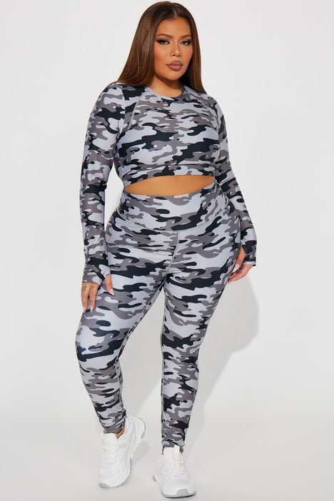 Shape Camo Crop Top