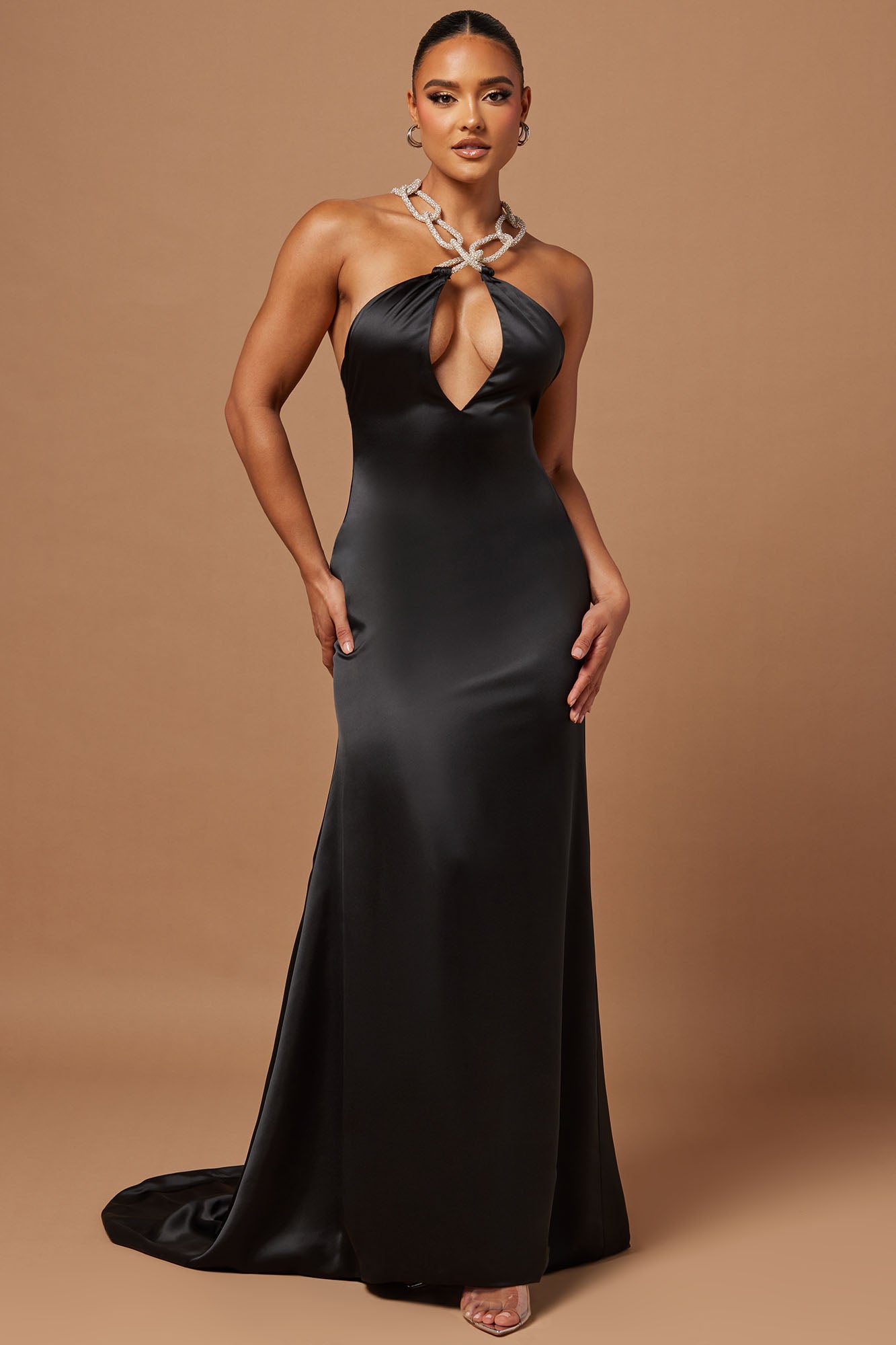 Floor Length Black Formal Dress Sofia