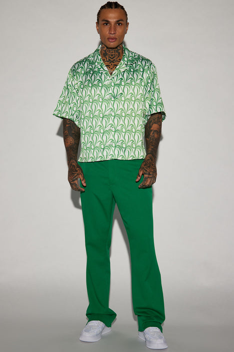 Greener Pastures Cropped Button Up Shirt - Multi Color, Fashion Nova, Mens  Shirts