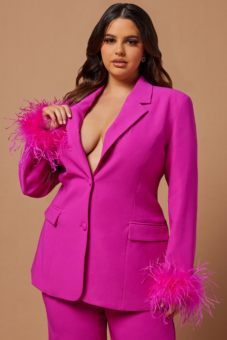 Plus size pink suit  Curvy girl outfits summer, Fashion nova plus size,  Pink suits women
