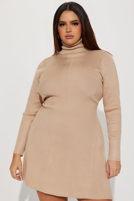 Fashion Nova Femme Edge Long Sleeve Ribbed Mini Dress Plus Size 2X