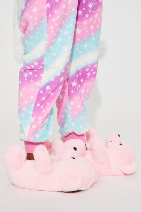 Pink Fluffy Slippers, Nightwear & Onesies