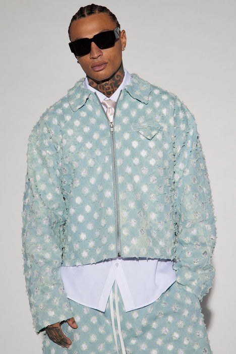 Louis Vuitton Men's Lime Green Cotton Checkered Monogram Shirt