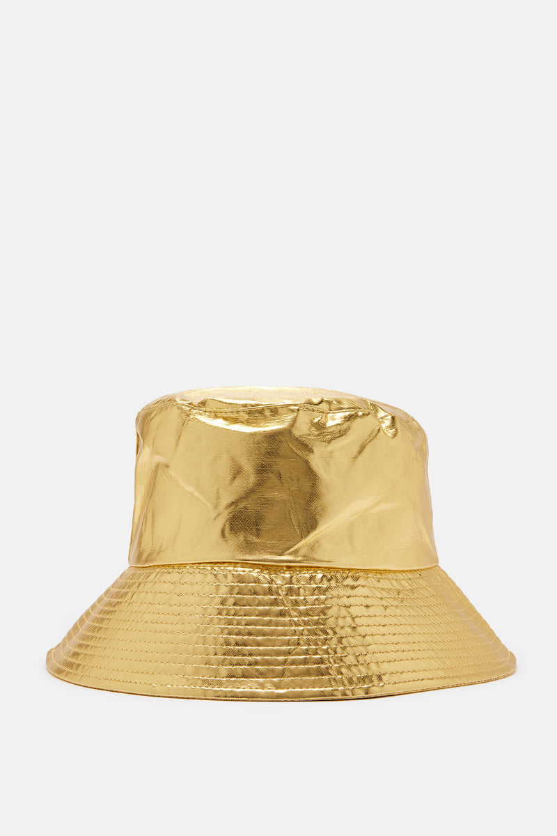 Livin It Up Bucket Hat - Gold | Fashion Nova, Accessories | Fashion Nova