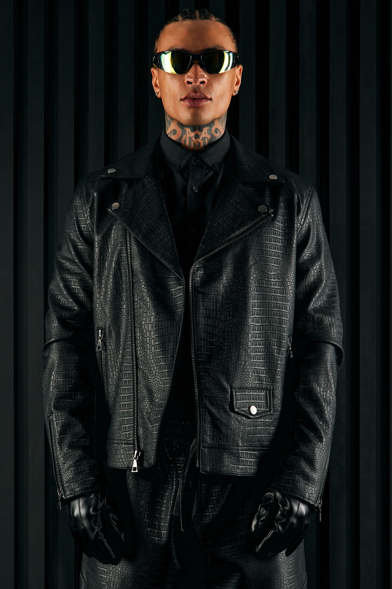 Alligator Jacket for Men, Custom Luxury Leather Jacket