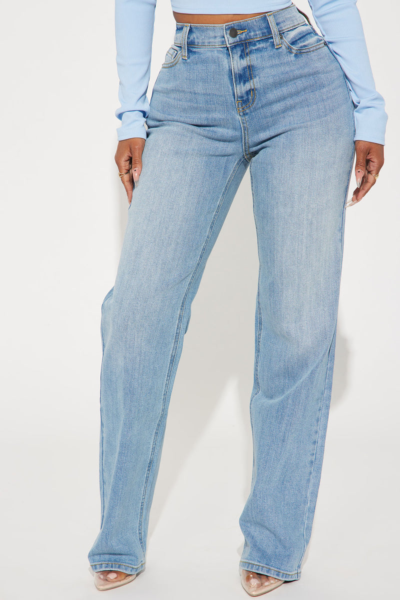 Be Authentic Slouchy Stretch Straight Leg Jeans - Vintage Wash ...