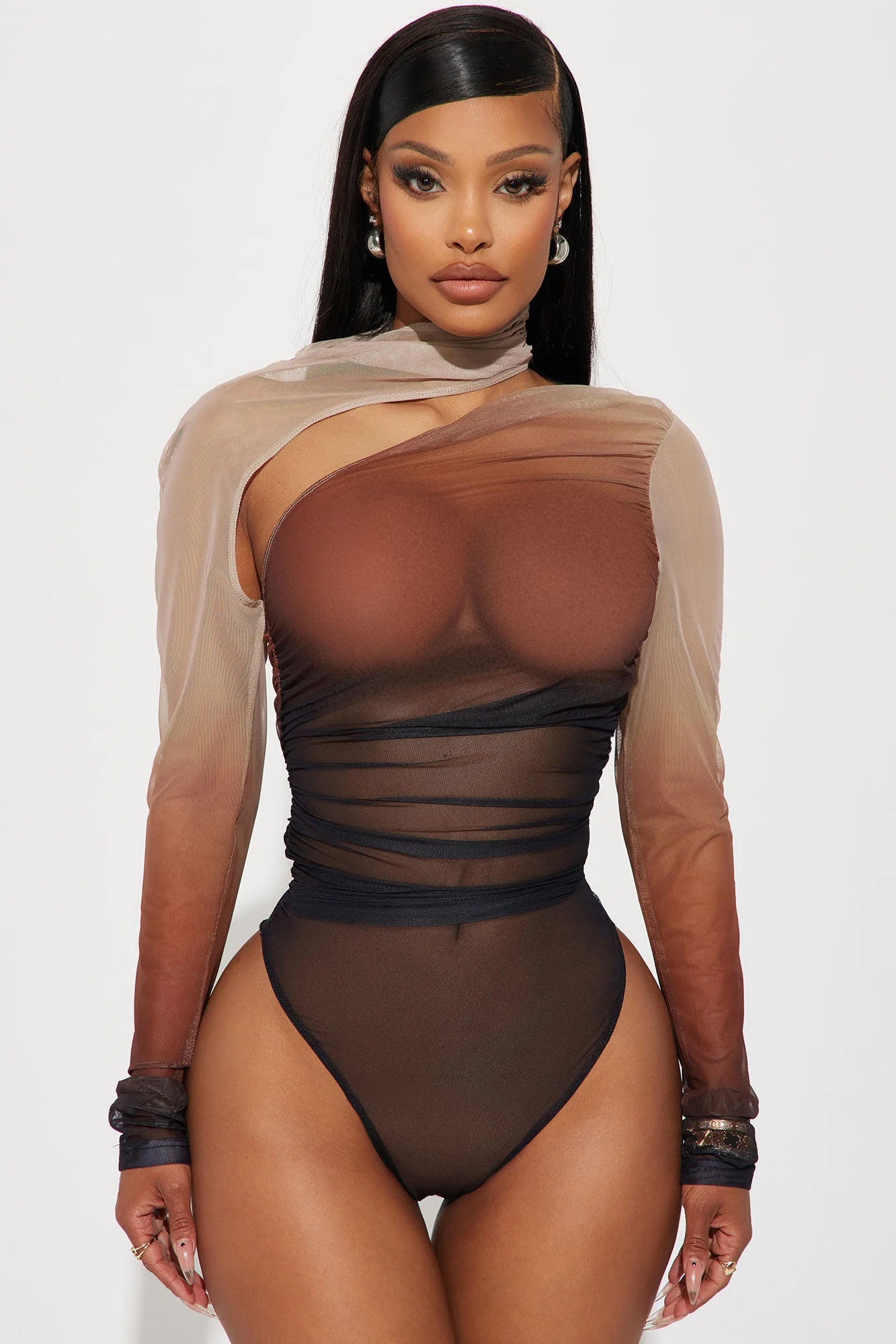 Womens Snatched Body Shapewear Bodysuit in Chocolate Brown Size Small by Fashion  Nova