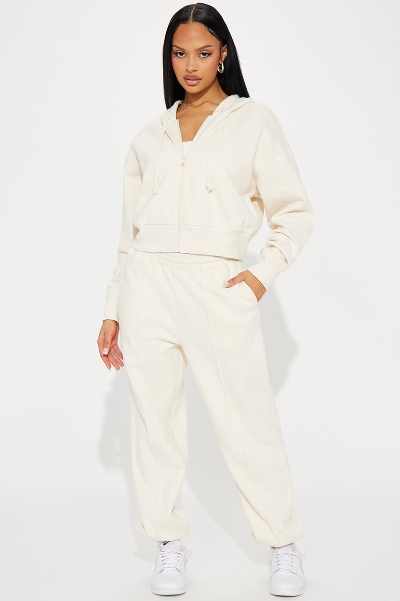Stayin' In Sweatsuit - Cream | Fashion Nova, Matching Sets | Fashion Nova