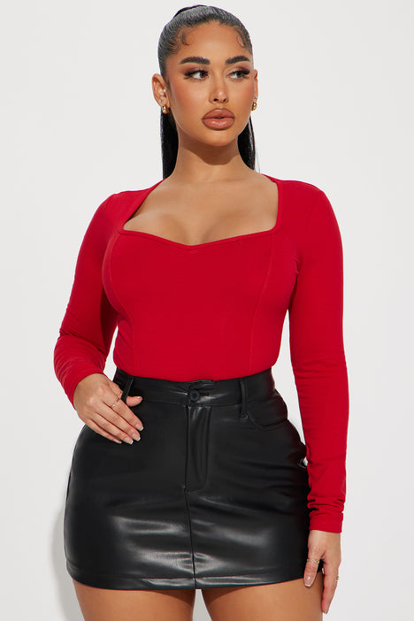 Jordy Bodysuit - Red