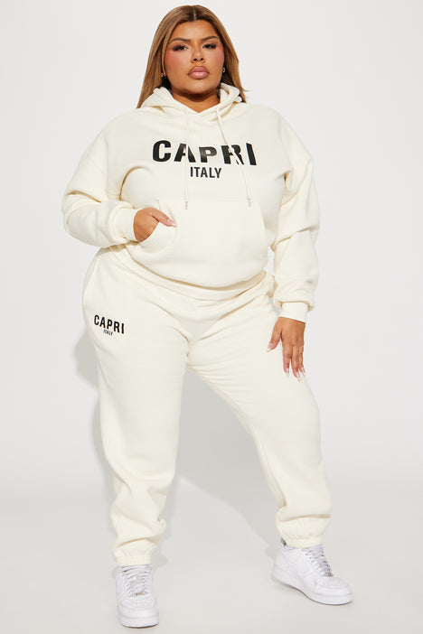 Women's 2x1 Ribbed Capri Sweatpant