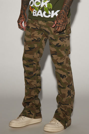 Camo Stacked Cargo Pants 2.0