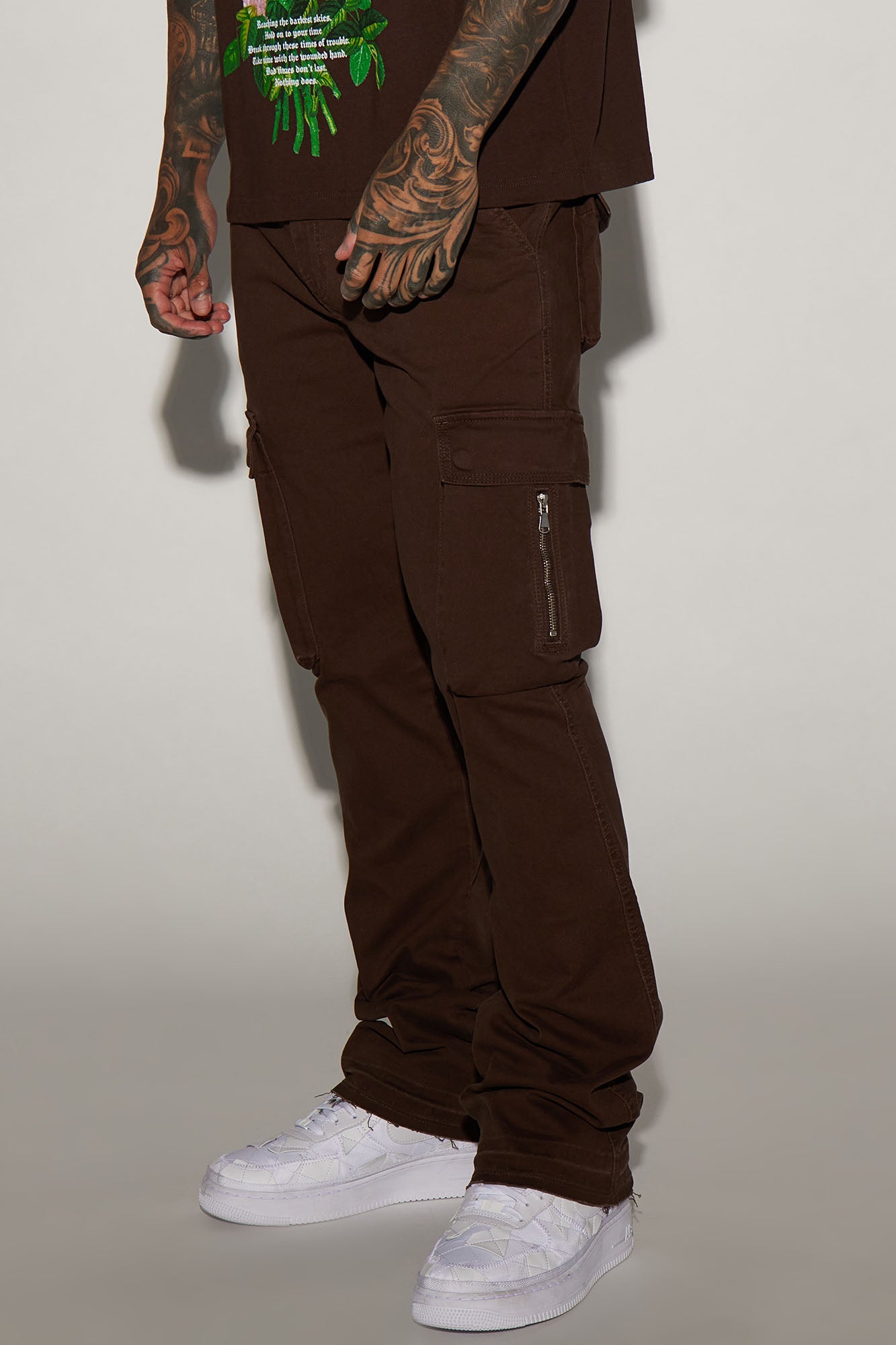 Versatile Cargo Pants - Chocolate, Fashion Nova, Mens Pants