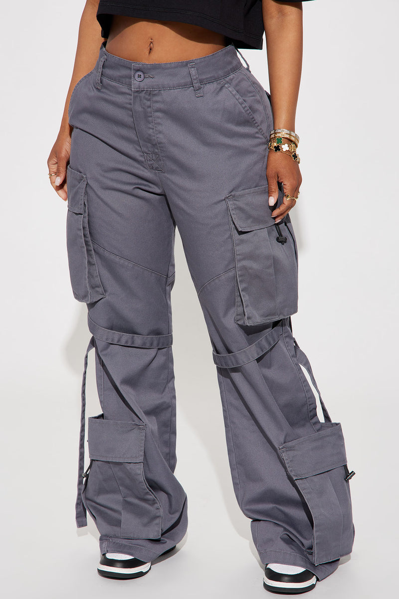 Level You Up Cargo Pant - Charcoal | Fashion Nova, Pants | Fashion Nova