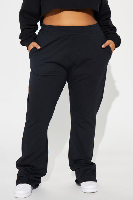 FashionSierra - Women's Stretchy Flare Pants  Black flare pants, Women  jogger pants, Fashion pants