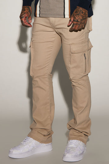 Summer Games Cargo Pants - Brown, Fashion Nova, Mens Pants