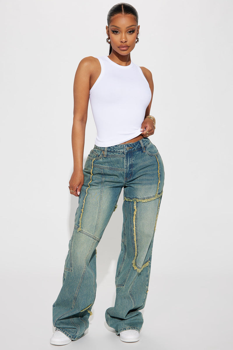 Belmont Baggy Tinted Jean - Medium Wash | Fashion Nova, Jeans | Fashion ...