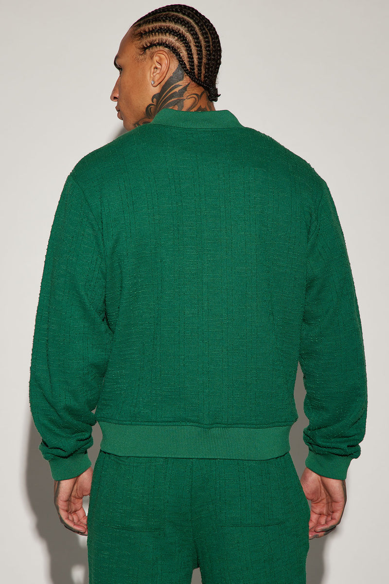 Jordan Textured Varsity Jacket - Green | Fashion Nova, Mens Casual ...