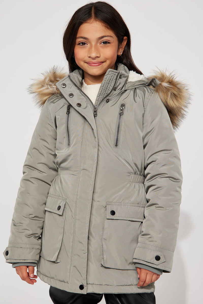 Mini Cold News Puffer Jacket - Olive | Fashion Nova, Kids Jackets ...