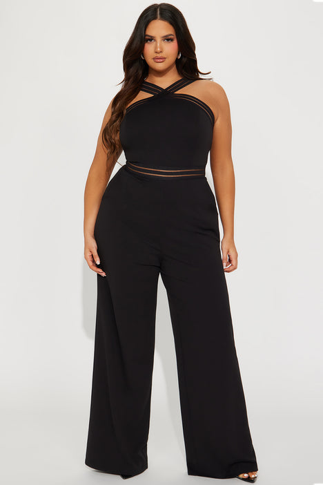 Se how I styled this plus size jumpsuit from Fashionnova