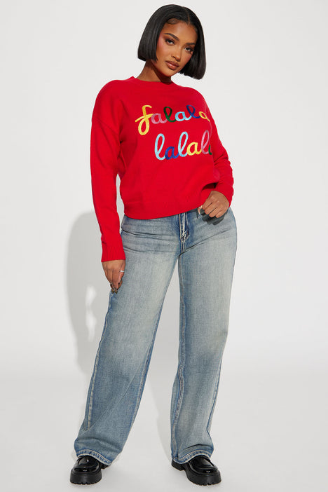 Fashion nova sale red sweater