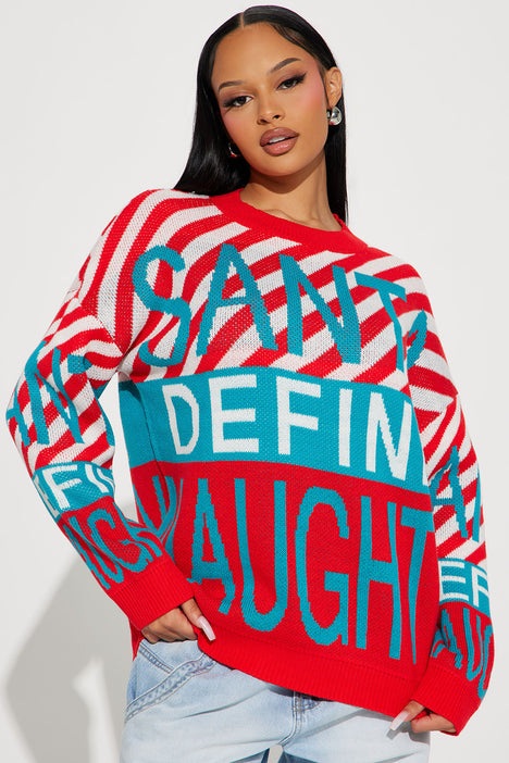 Fashion nova sale red sweater