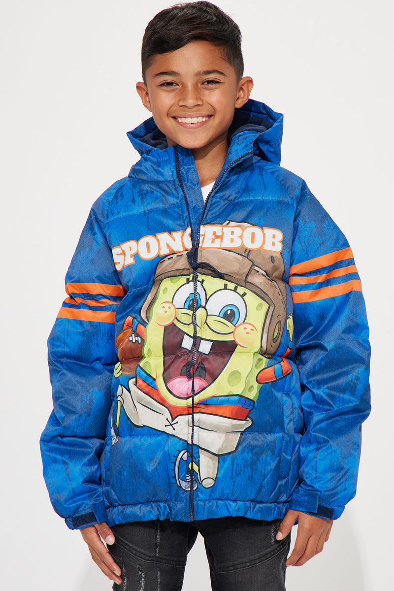 Mini Spongebob Puffer Jacket - Navy | Fashion Nova, Kids Jackets ...