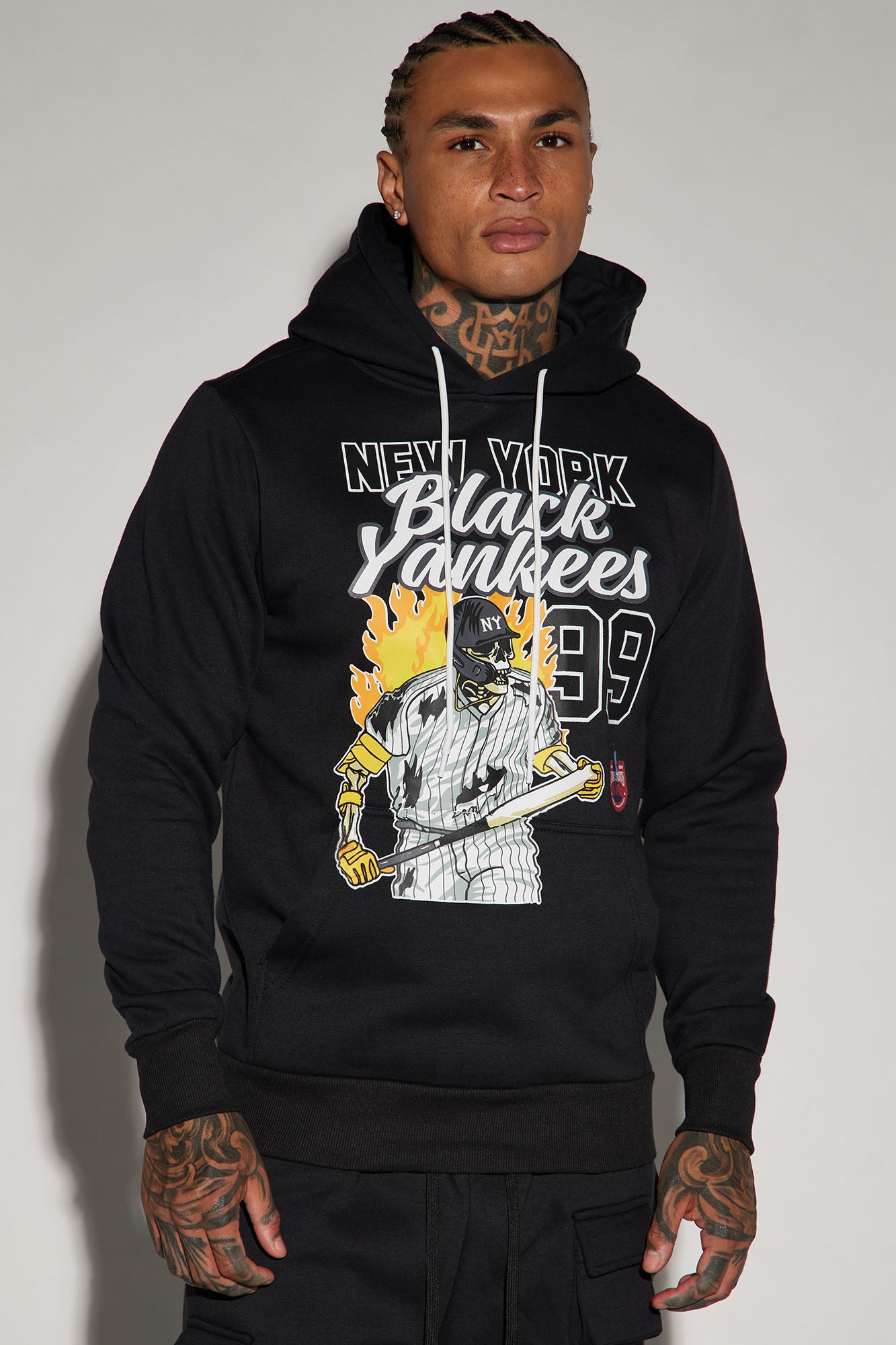 Black 2025 yankees hoodie